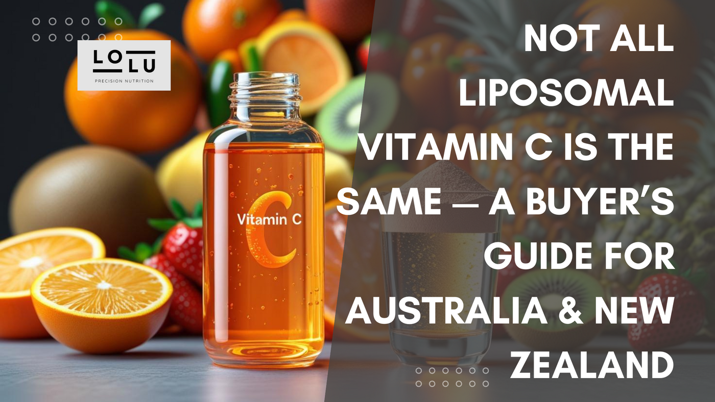 Not All Liposomal Vitamin C Is the Same — A Buyer’s Guide for Australia & New Zealand