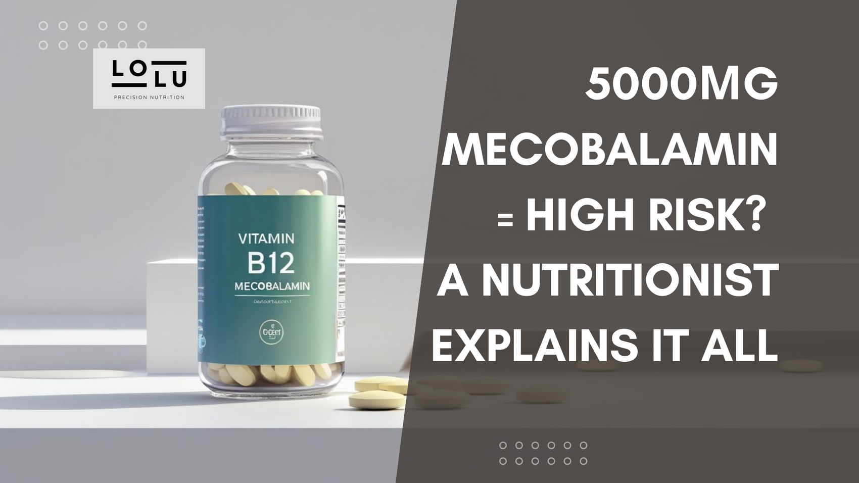 5000μg Mecobalamin VB12 = High Risk? A Nutritionist Explains It All