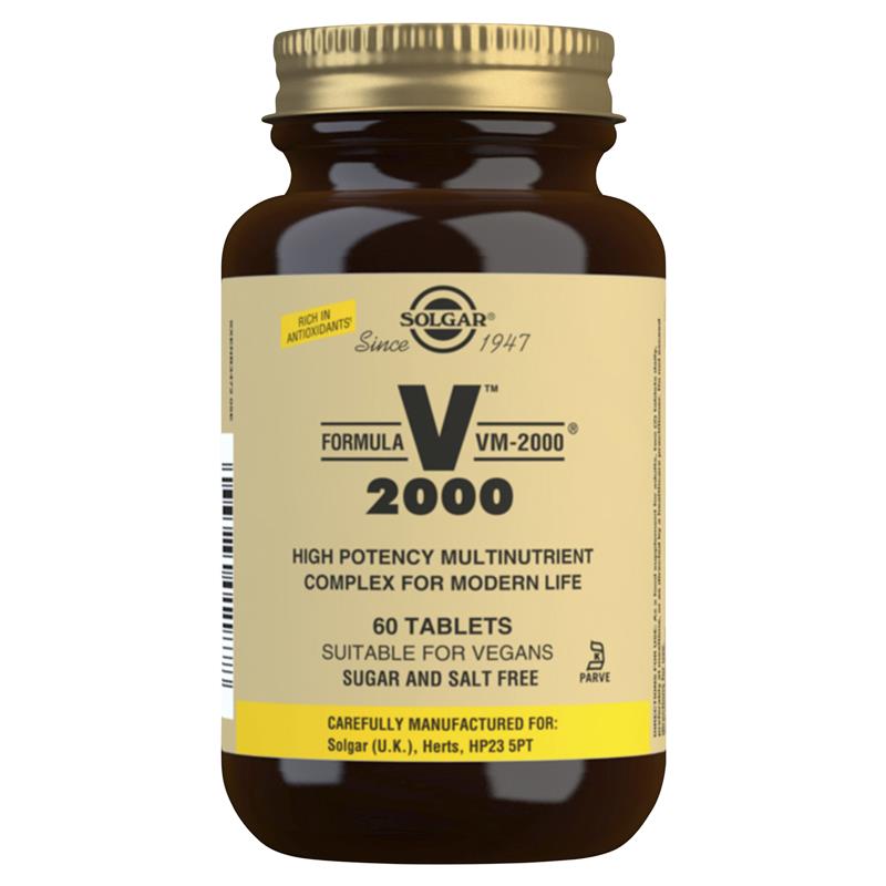 Solgar Formula VM 2,000 Multivitamin 60 Tablets