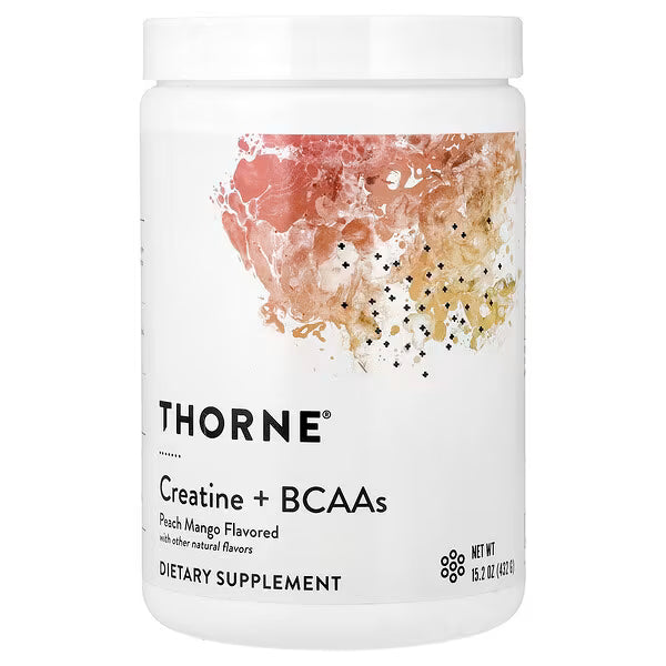 Thorne, Creatine + BCAAs, Peach Mango