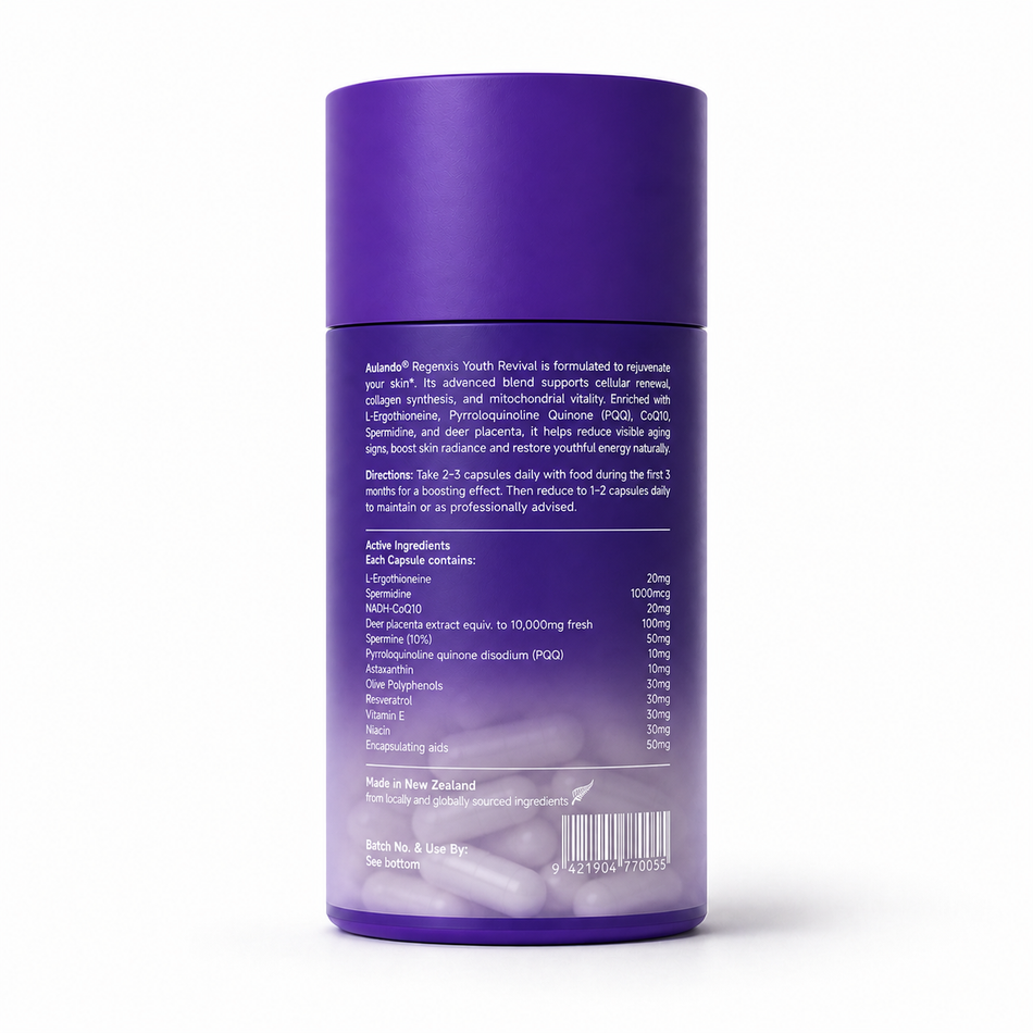Aulando® Regenxis Youth Revival L-Ergothioneine & Spermidine Deep Placenta 60s