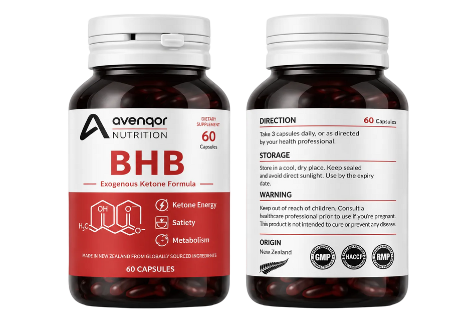 Avenqor™ Nutrition BHB 外源性酮体全效配方｜60 粒胶囊