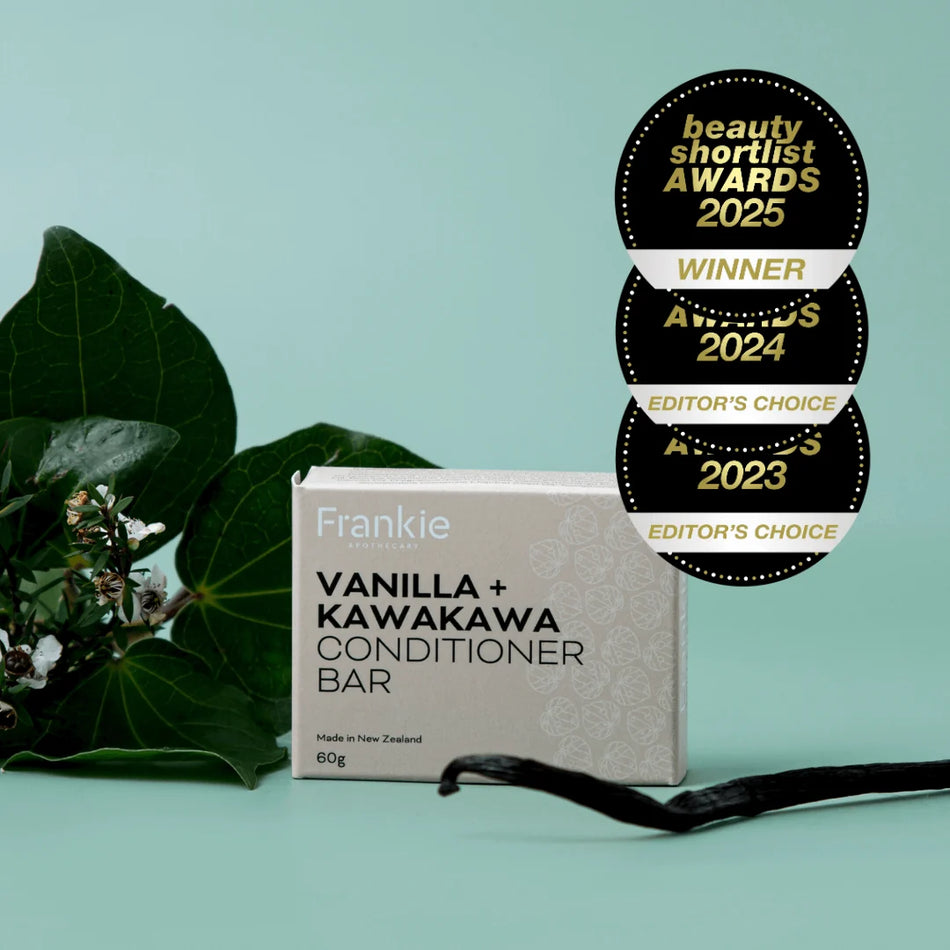 Frankie Apothecary Vanilla + Kawakawa Conditioner Bar