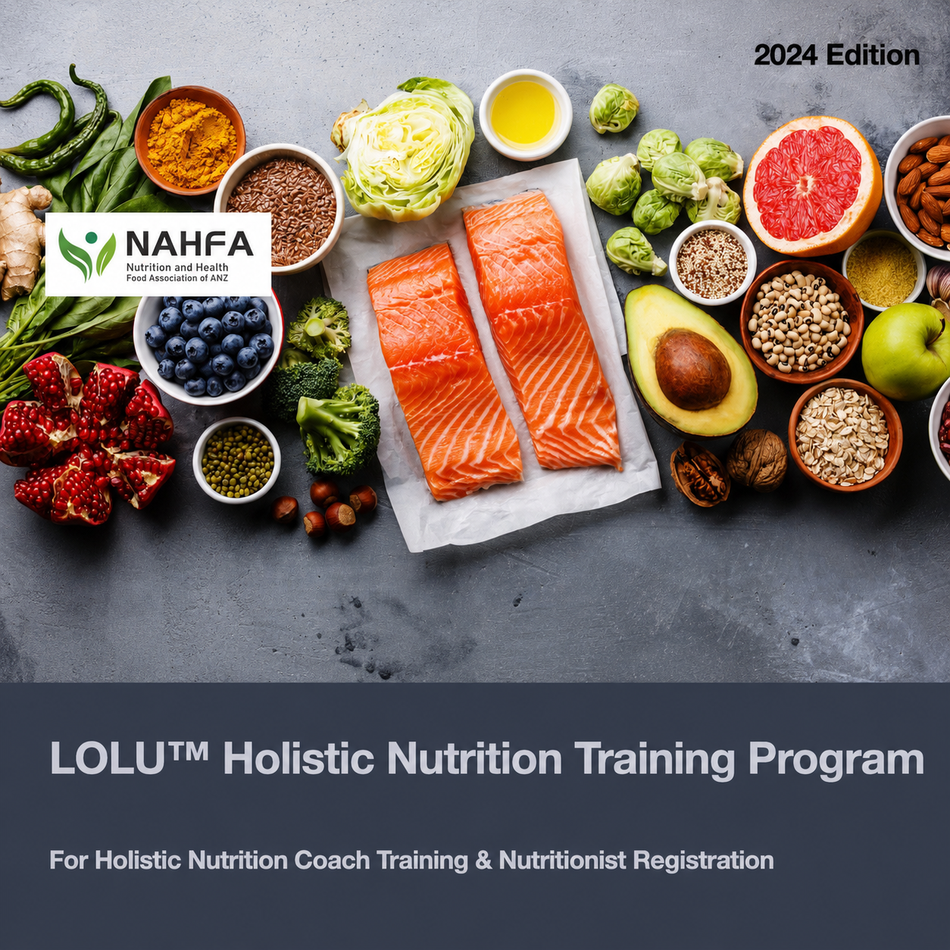 LOLU™ HEALTH Holistic Nutrition Training Program Phase I (12 weeks online course + 6 weeks practical work + 6 weeks FREE KInD™ Pro diet)