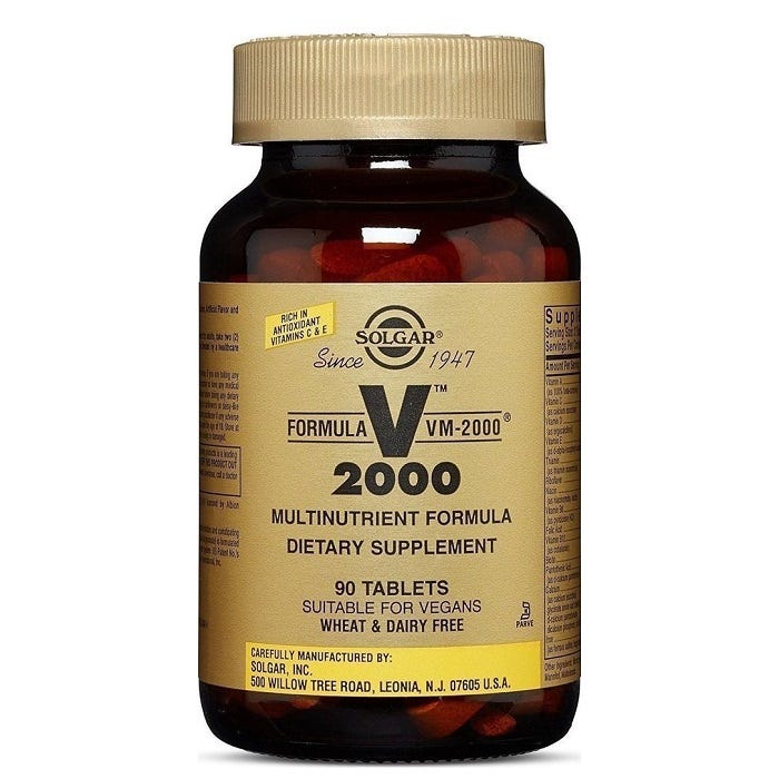 Solgar Formula VM 2,000 Multivitamin 60 Tablets