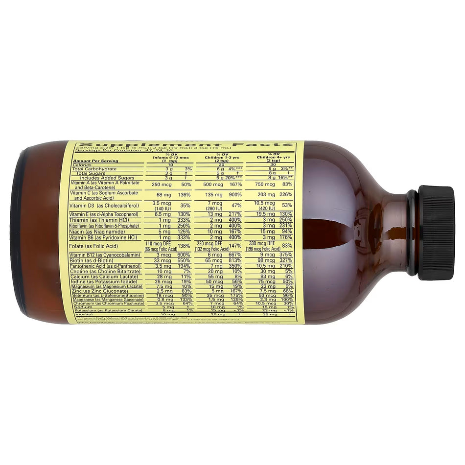 ChildLife Essentials® 
Multi Vitamin & Mineral, Natural Orange/Mango, 8 fl oz (237 ml)