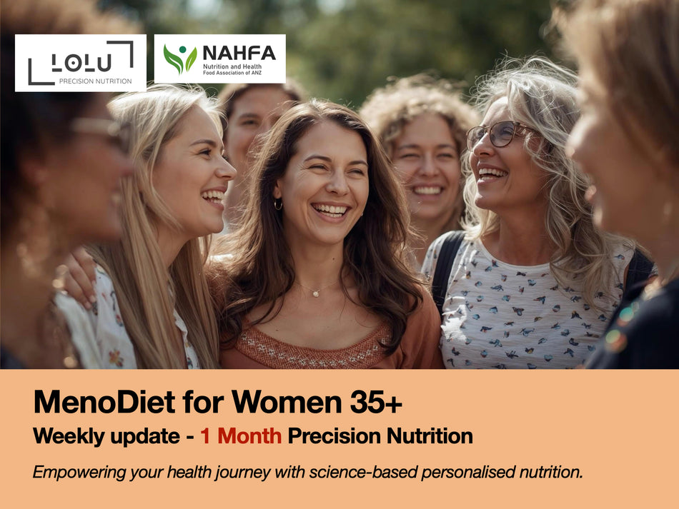 LOLU™ HEALTH  MenoDiet 女性35+激素波动期营养管理