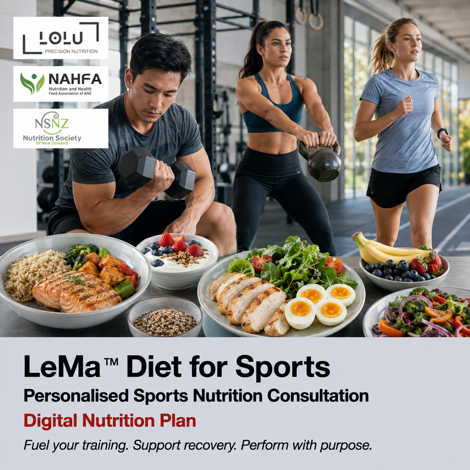 LOLU™ HEALTH LeMa™ 运动饮食 (Registered Nutritionist, Reg. 82021301; Registered Dietician, Reg. 20-02273)