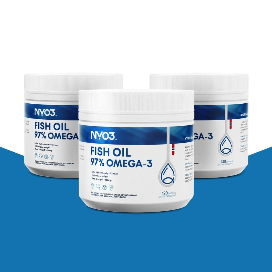 Buy 3 Get 1 Free NYO3 1450mg Fish Oil (Exp 13 Oct 2027)