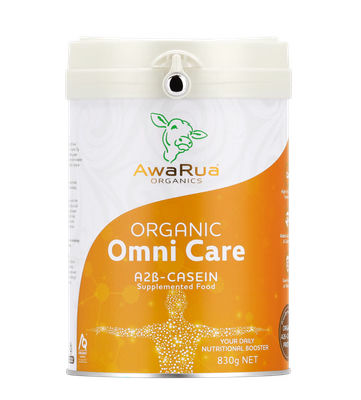 AwaRua® Organics Omnicare 配合ミルクパウダーミニ（A2 ベータカゼイン配合）