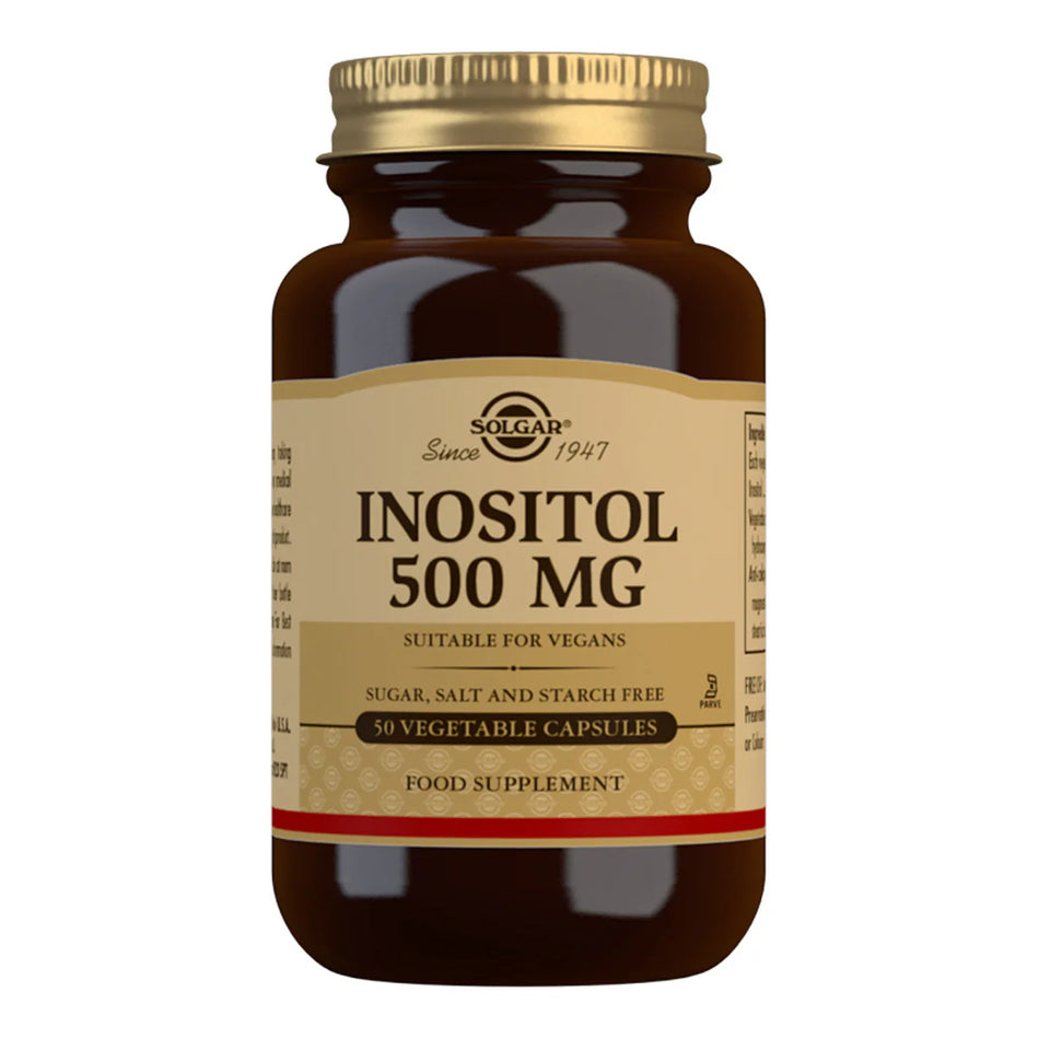 Solgar Inositol 500mg 50 Vege Capsules